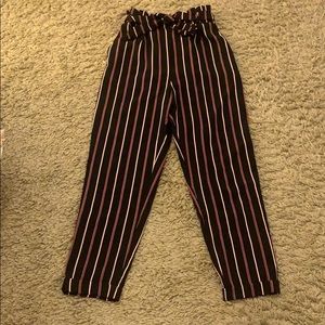 Pull and bear paper bag pants